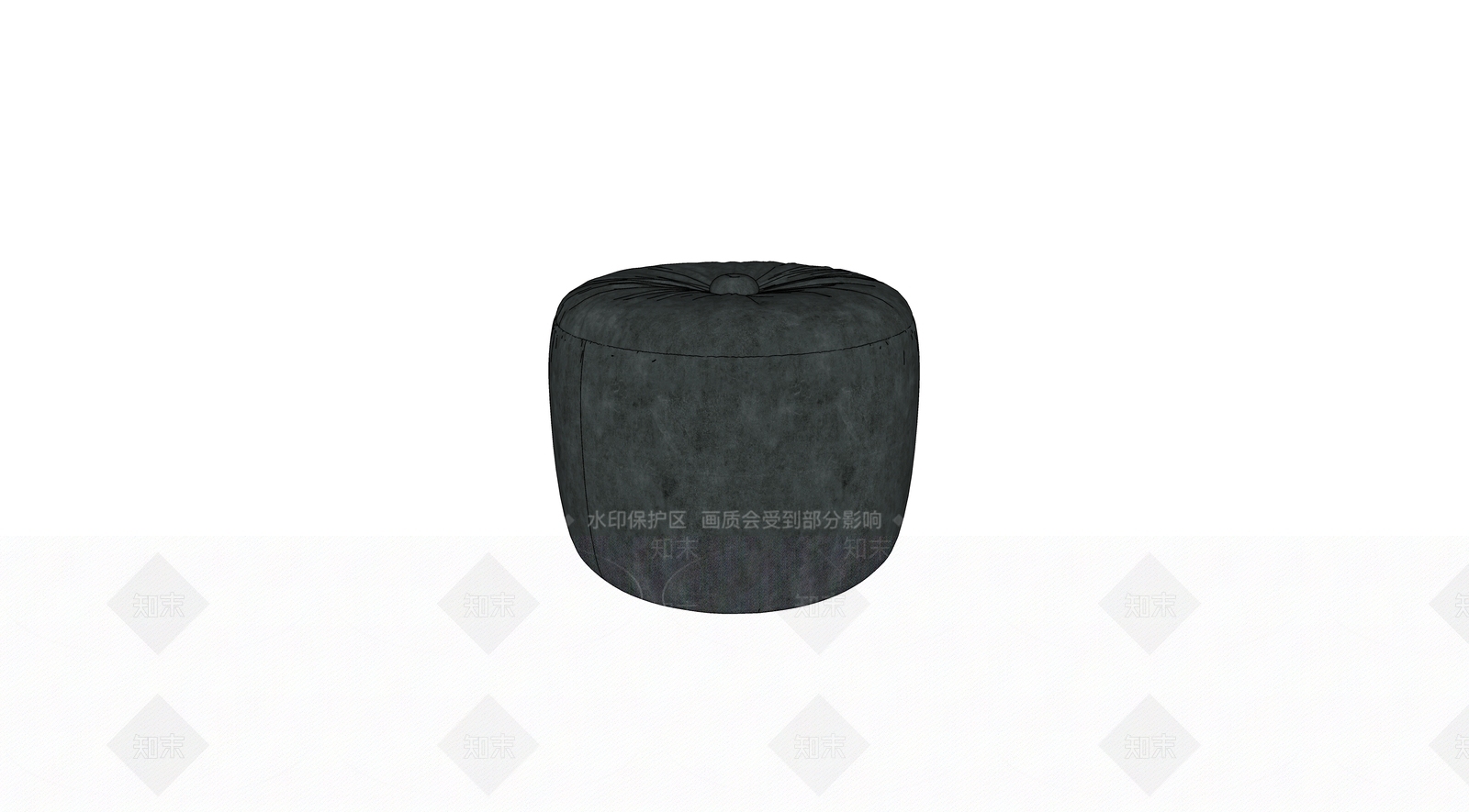 现代新中式沙发凳SU模型下载【ID:1171583008】