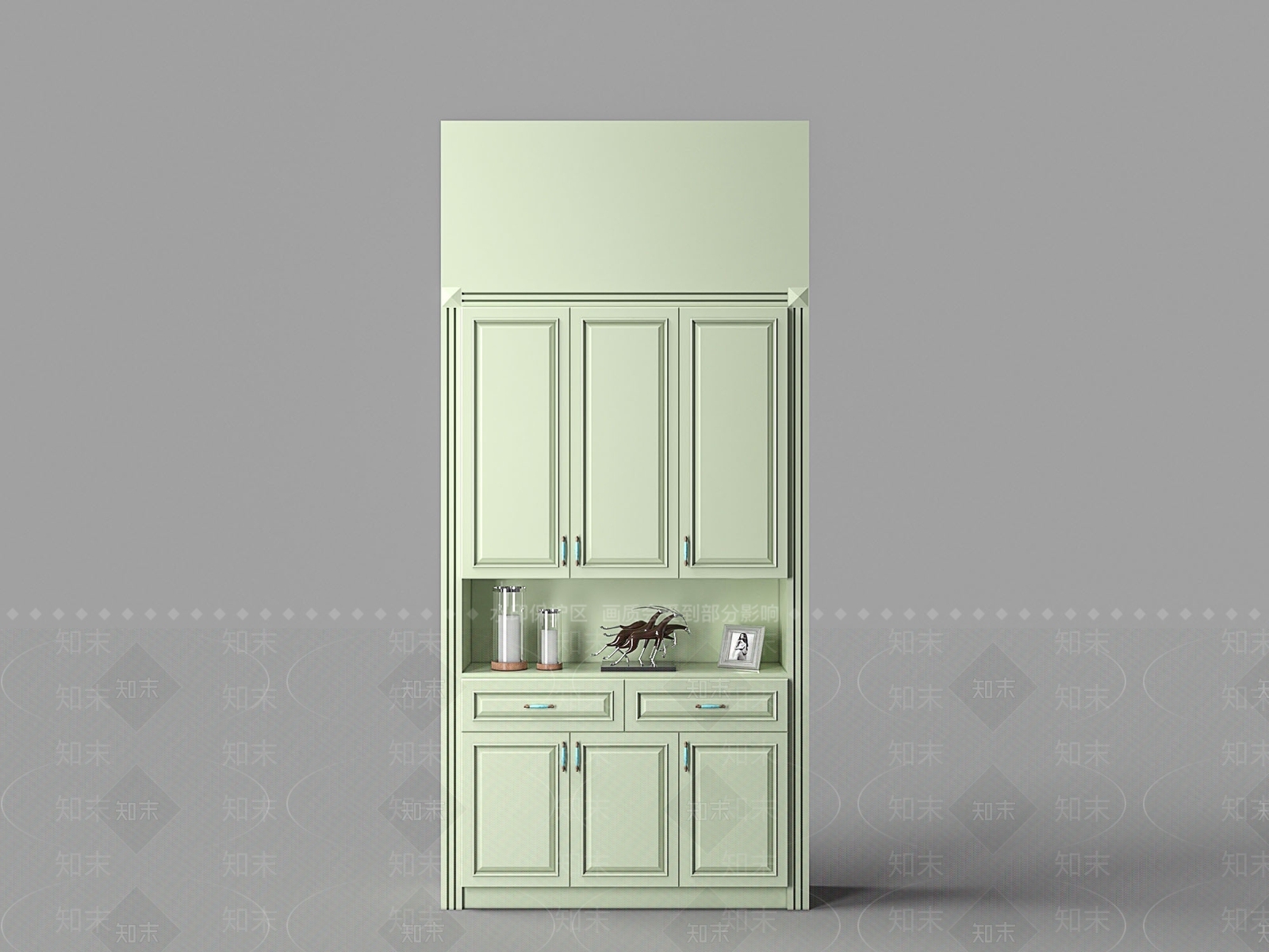 中式鞋柜3D模型下载【ID:1171586000】