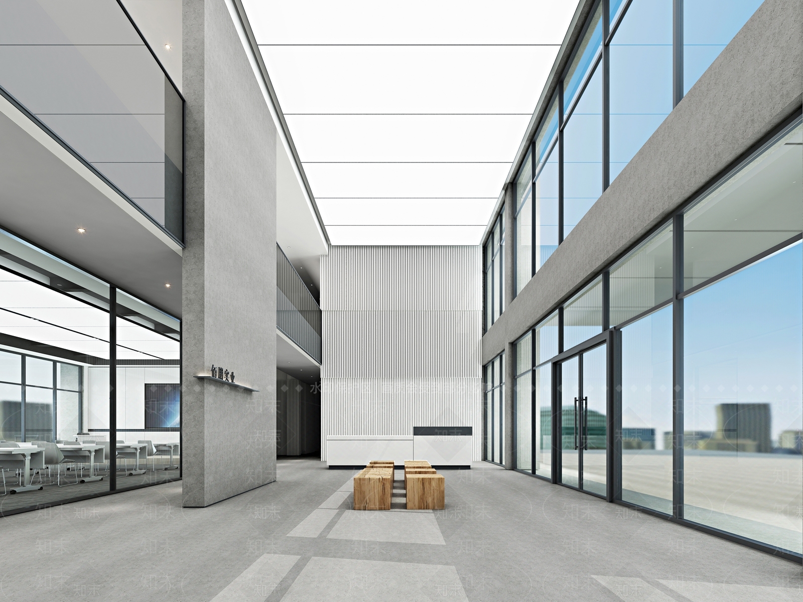 现代其他办公空间3D模型下载【ID:1171589775】