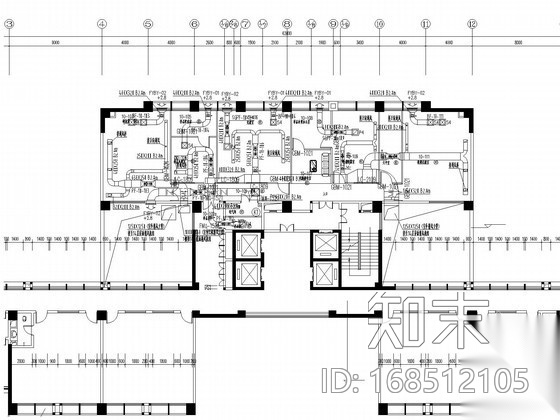 [海南]实验室通风及净化空调系统设计施工图（全室排风系...施工图下载【ID:168512105】