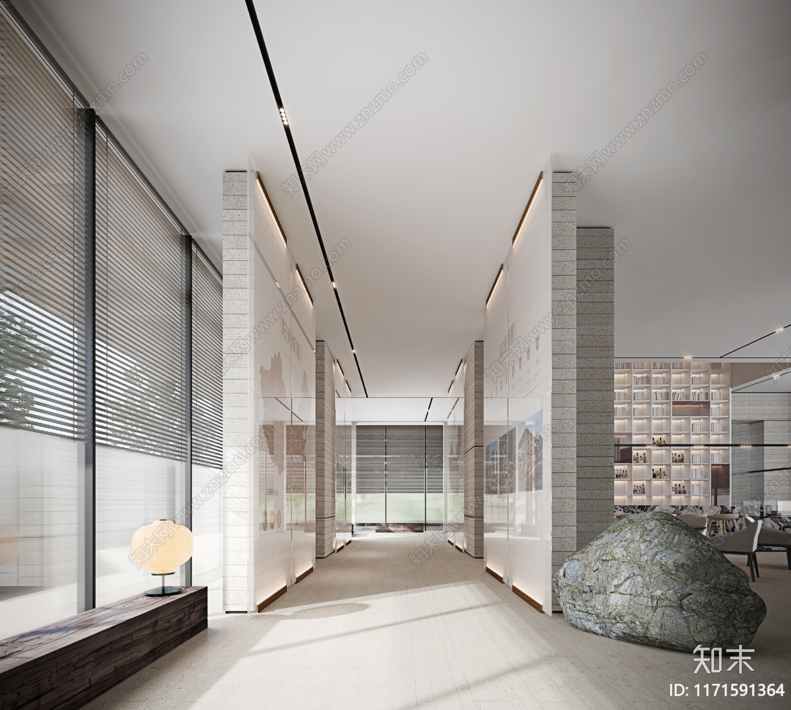 现代售楼处cad施工图下载【ID:1171591364】