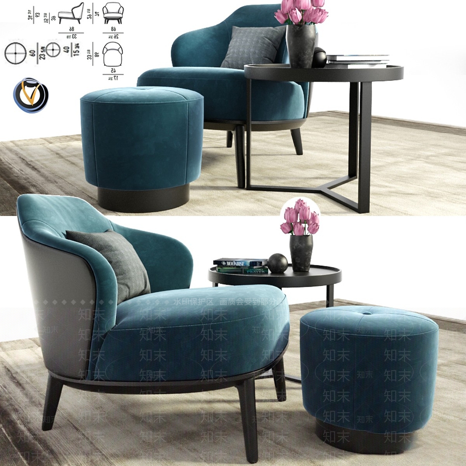 其他桌椅3D模型下载【ID:1171591456】