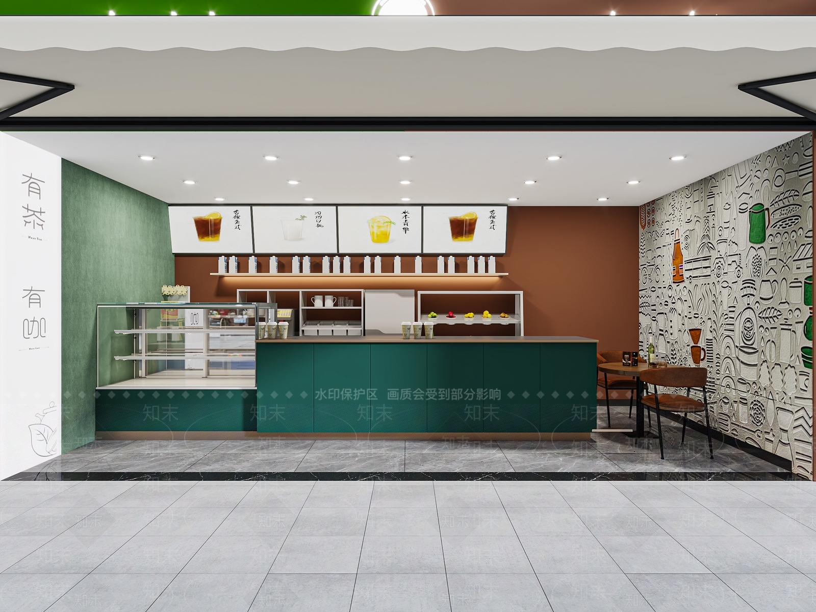 现代水果店3D模型下载【ID:1171595010】