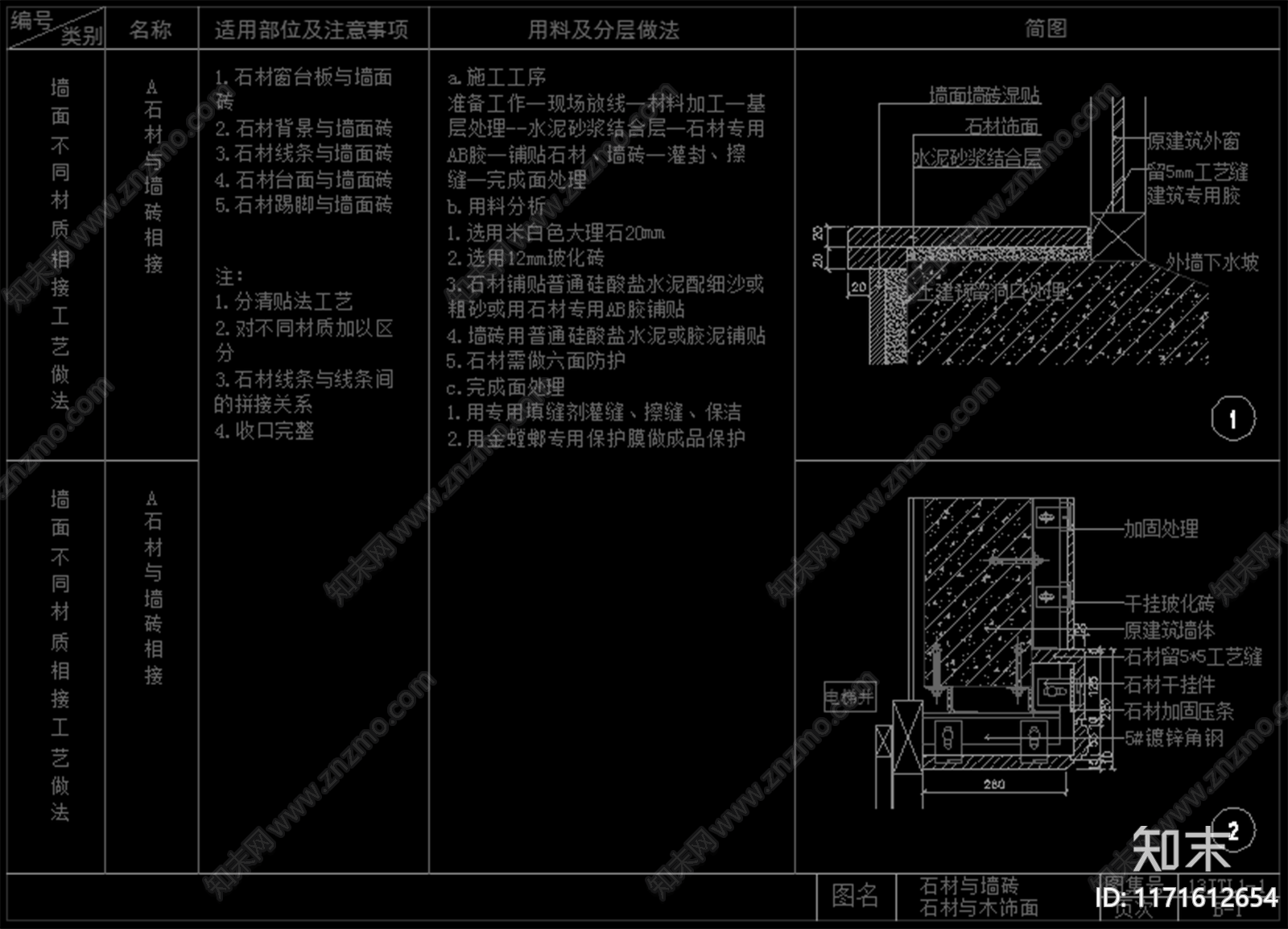 现代收口节点施工图下载【ID:1171612654】