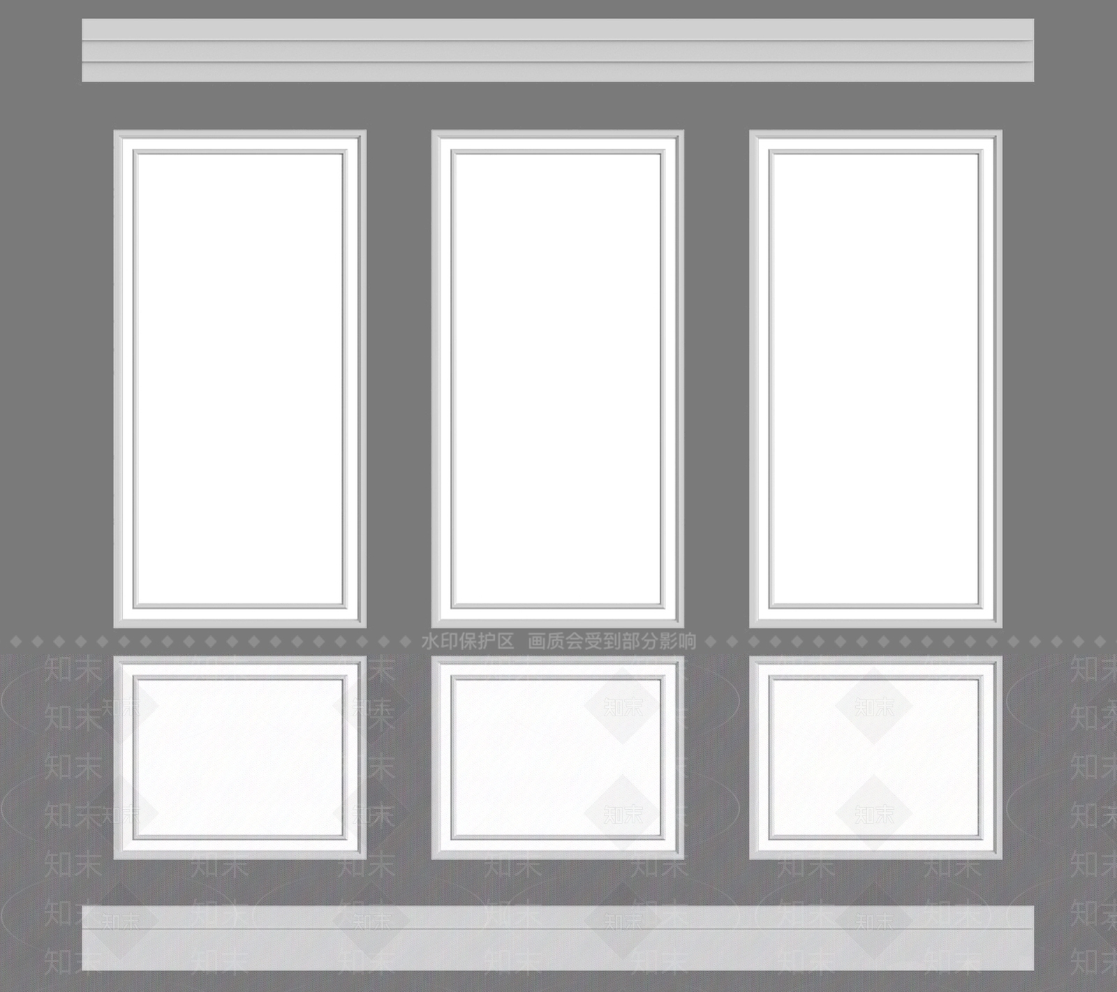 法式欧式线条3D模型下载【ID:1171615649】