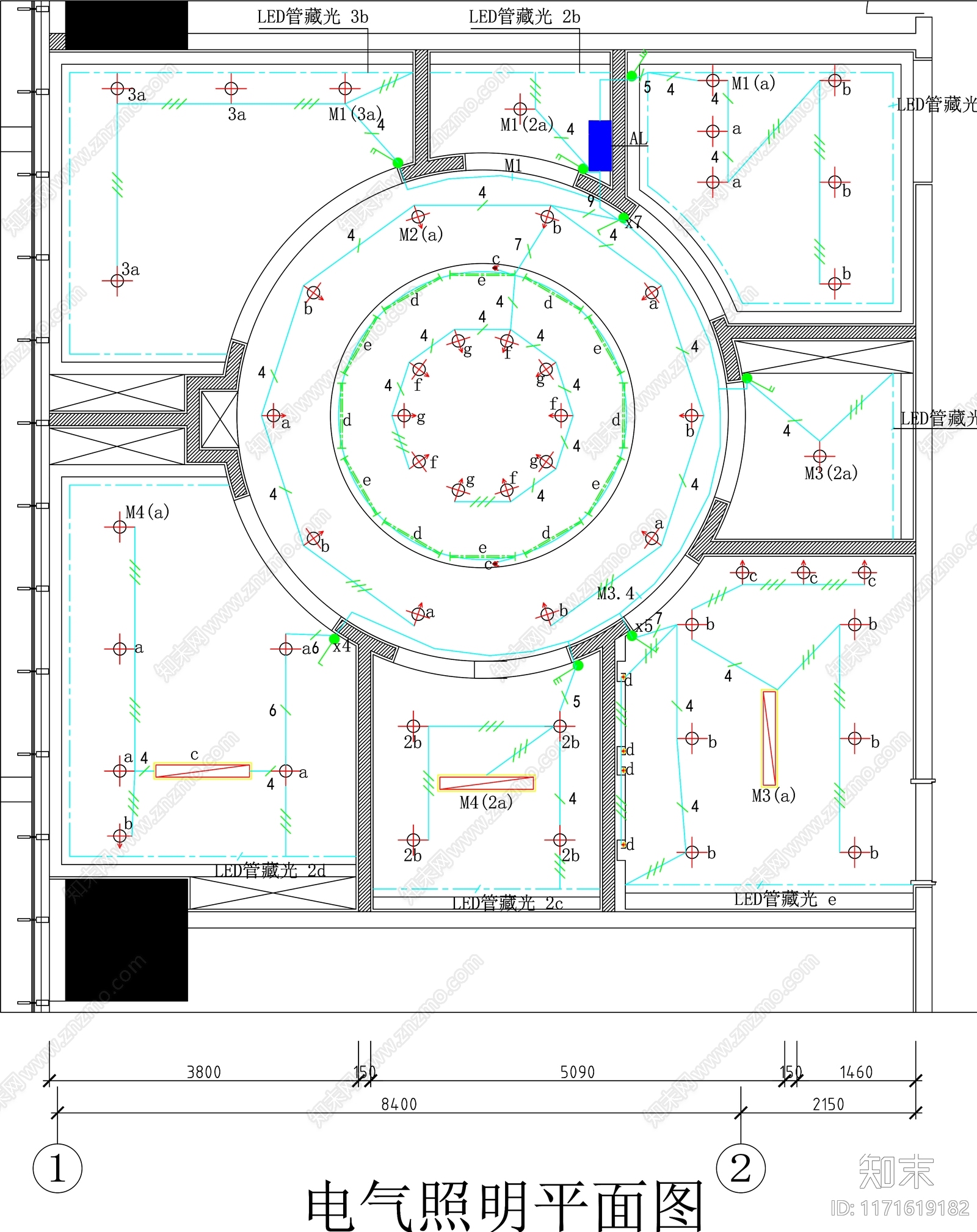 现代工装图库cad施工图下载【ID:1171619182】