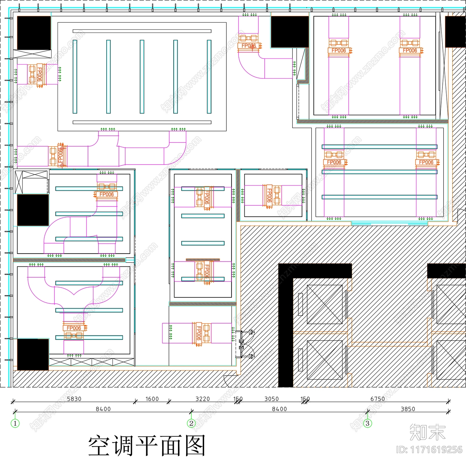 现代工装图库cad施工图下载【ID:1171619256】