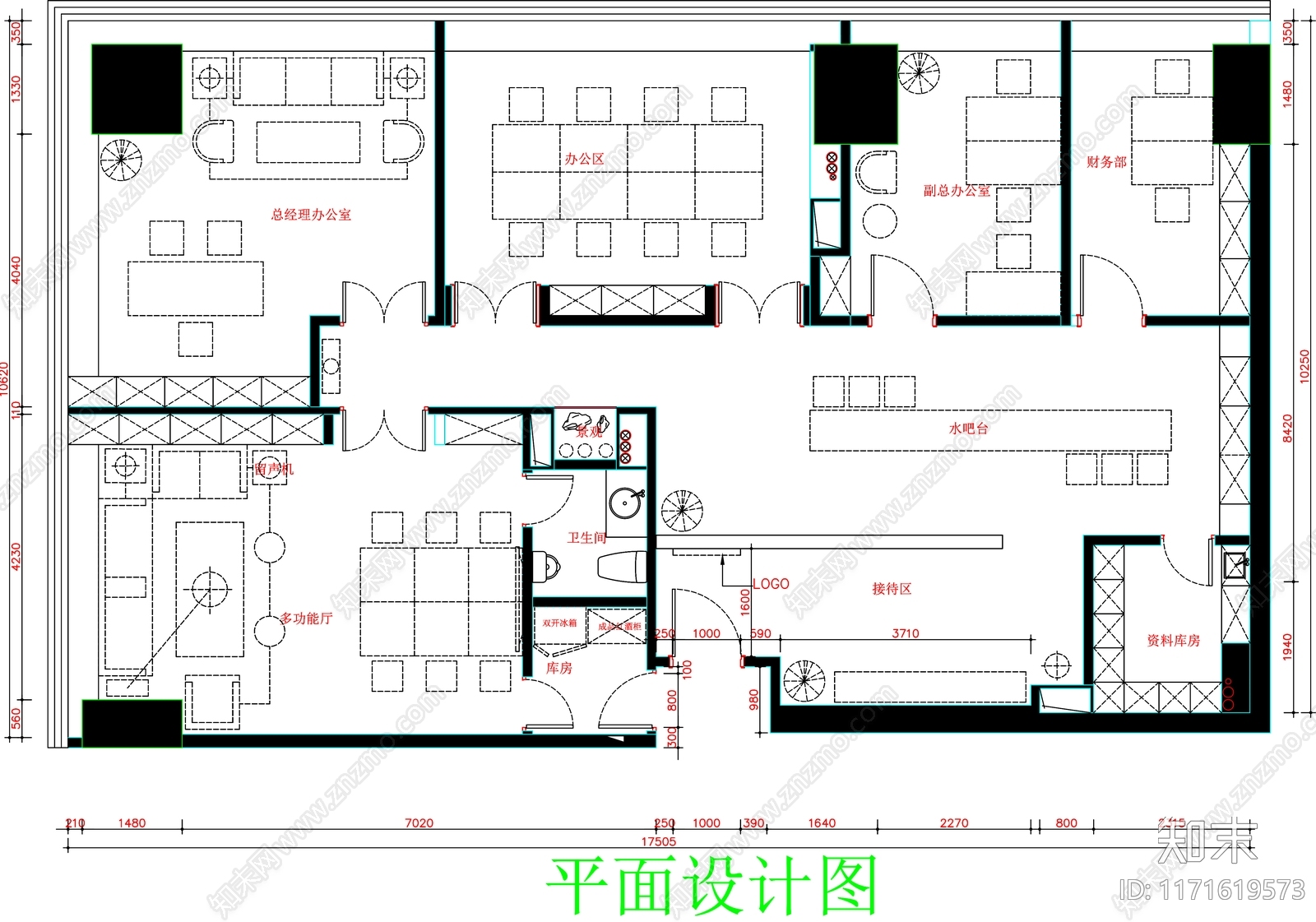 现代工装图库施工图下载【ID:1171619573】