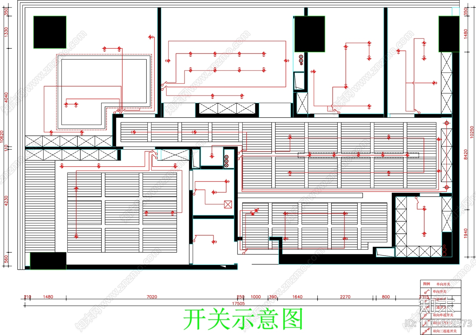 现代工装图库cad施工图下载【ID:1171619573】