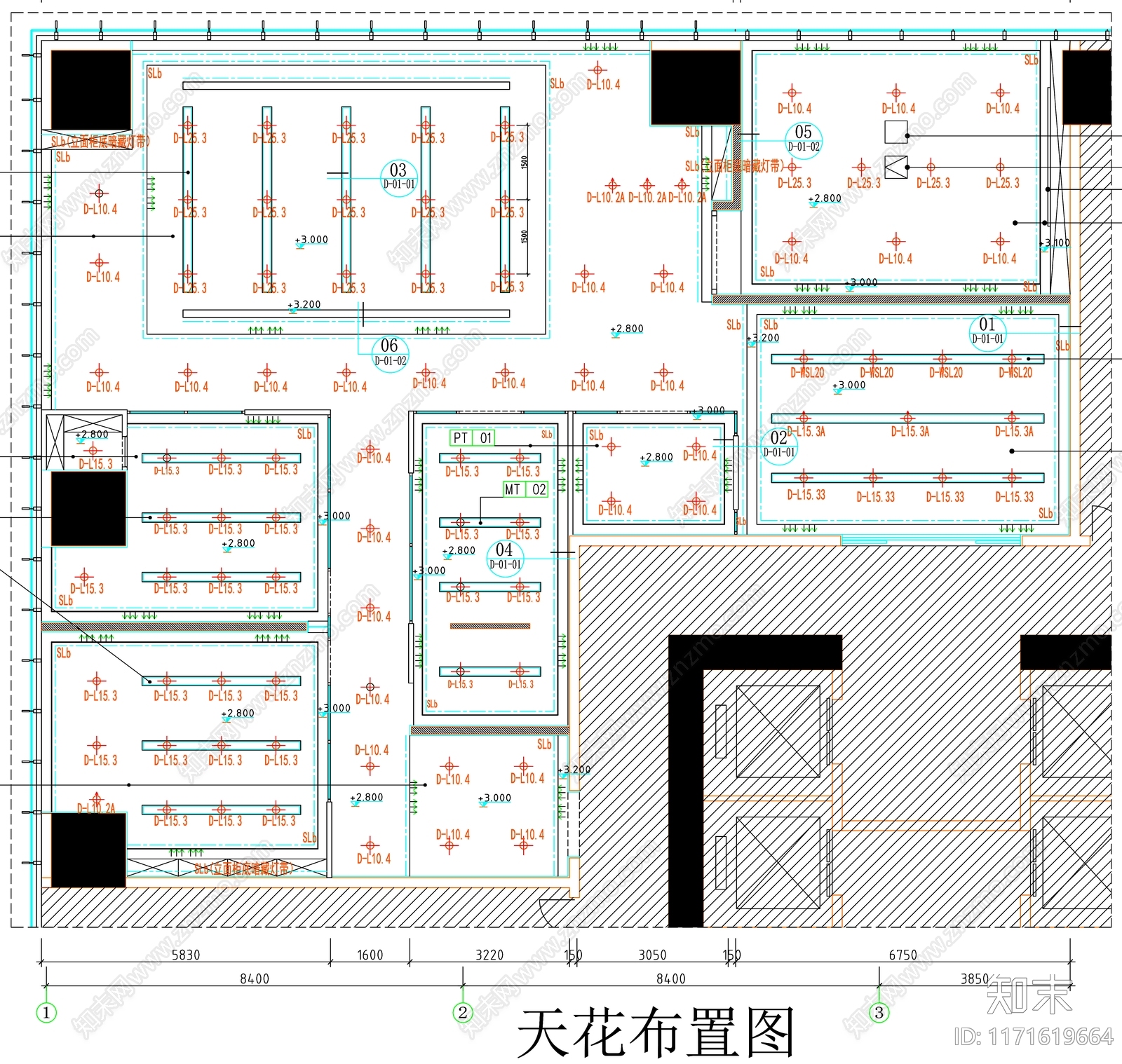 现代工装图库cad施工图下载【ID:1171619664】