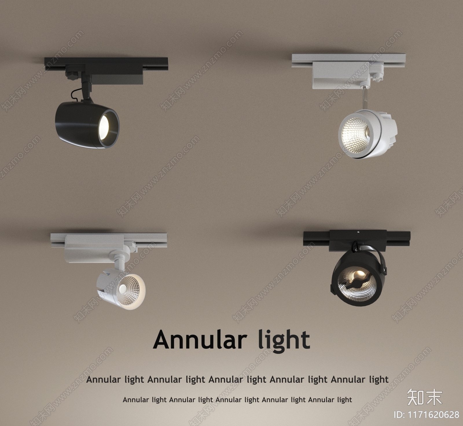 现代筒灯射灯SU模型下载【ID:1171620628】