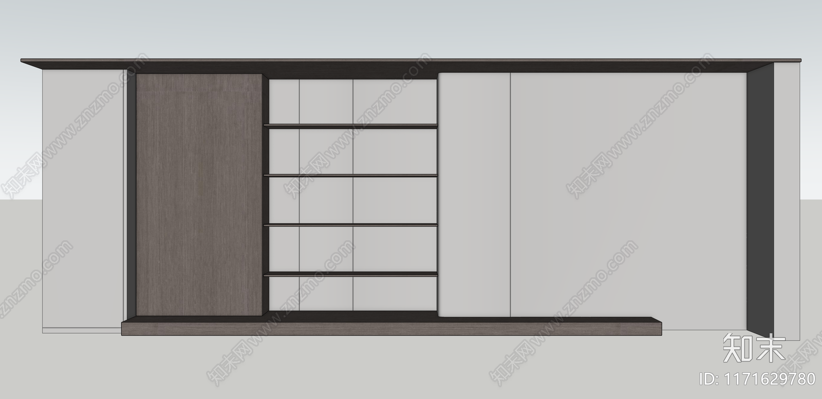 现代其他柜子SU模型下载【ID:1171629780】