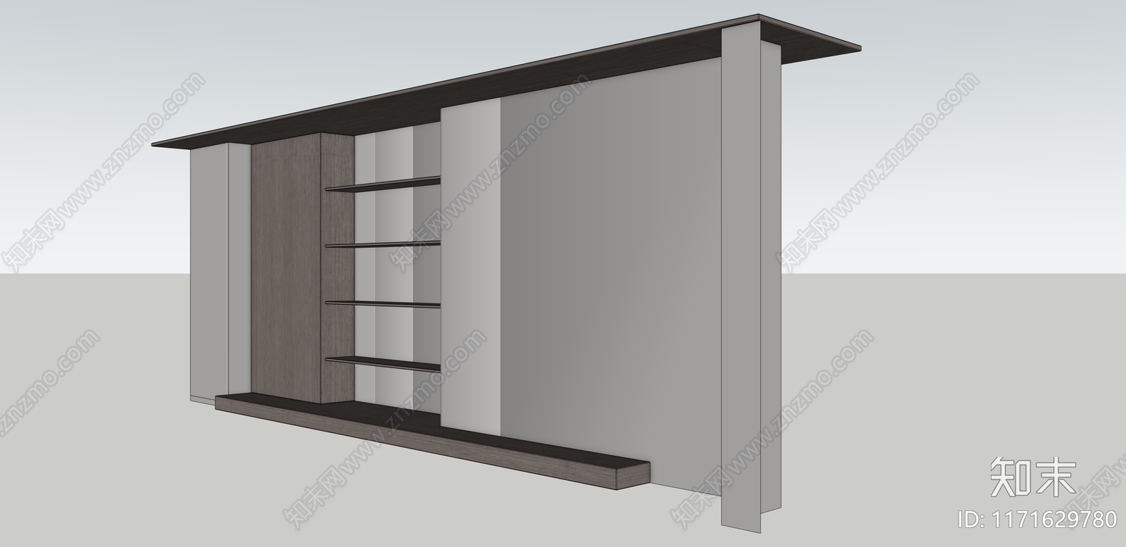 现代其他柜子SU模型下载【ID:1171629780】