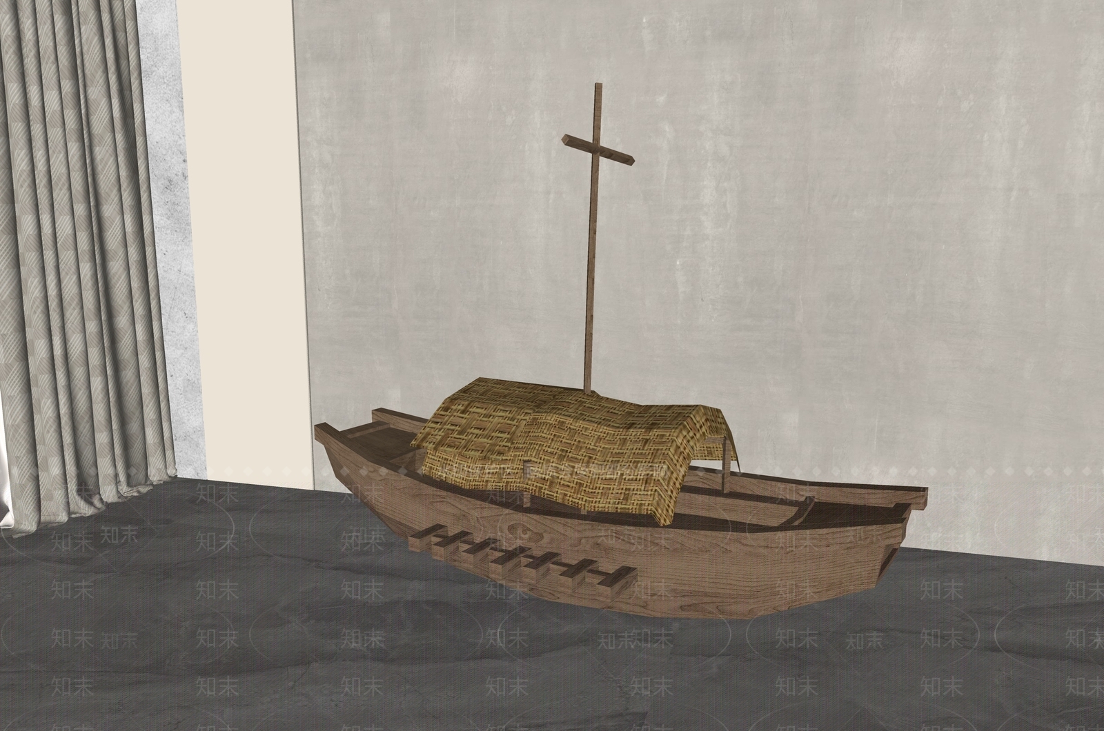 船SU模型下载【ID:1171656101】