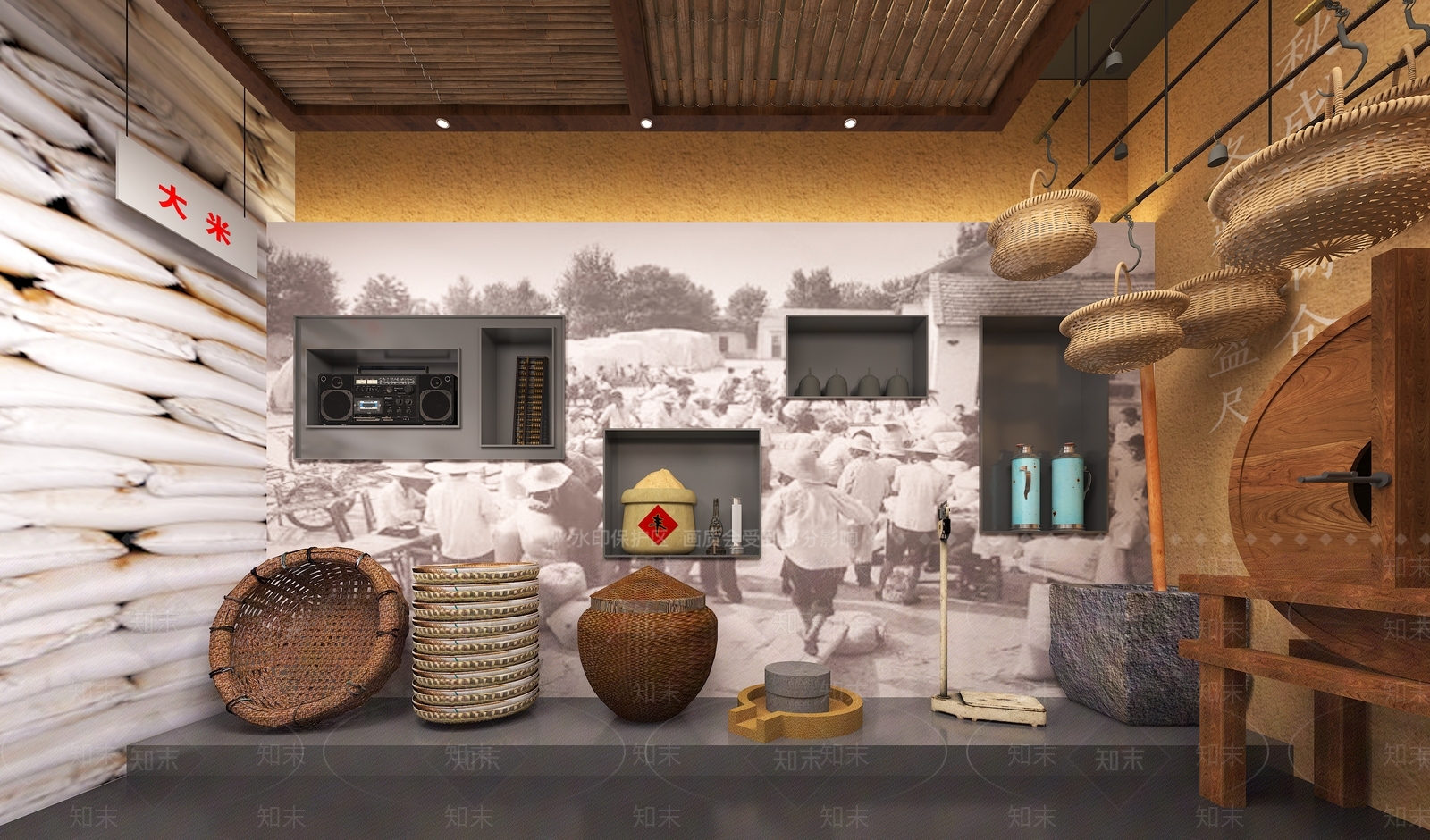 现代新中式家具展厅3D模型下载【ID:1171659494】