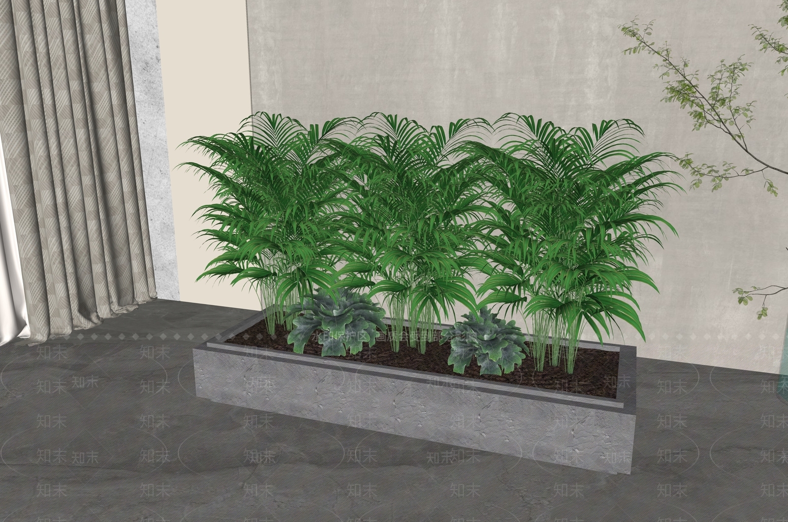 盆栽SU模型下载【ID:1171660645】