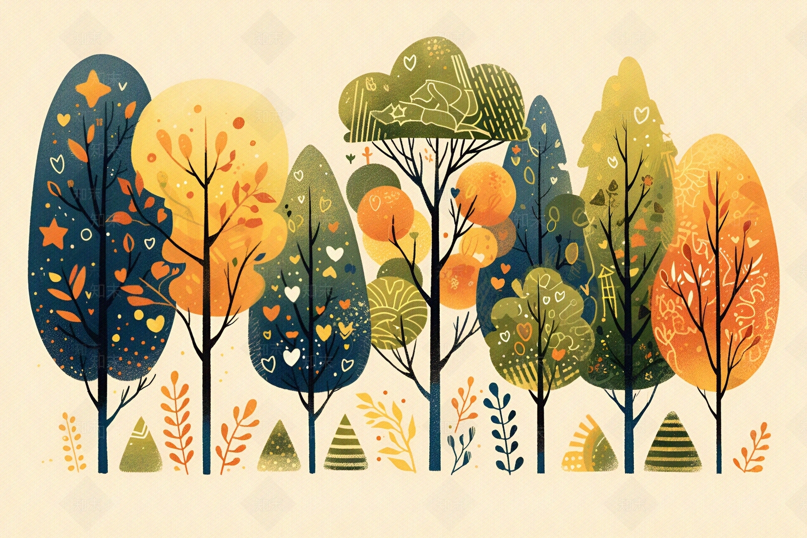 现代壁画贴图下载【ID:1171661083】