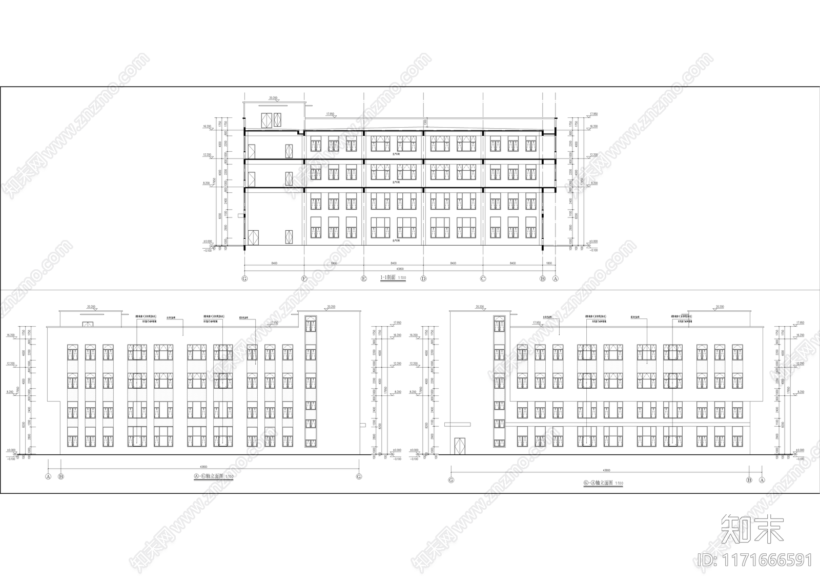 现代其他建筑施工图下载【ID:1171666591】