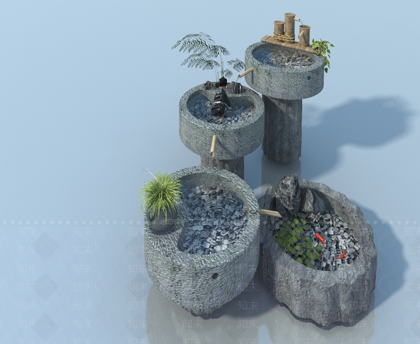 现代几类组合3D模型下载【ID:1171672876】