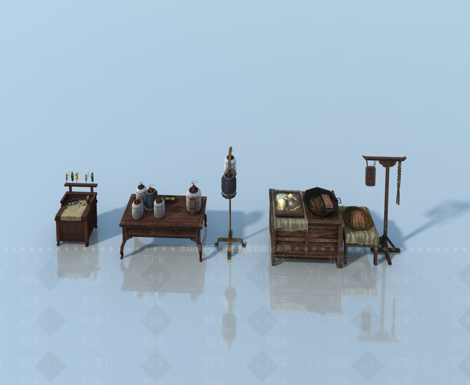 现代几类组合3D模型下载【ID:1171673345】