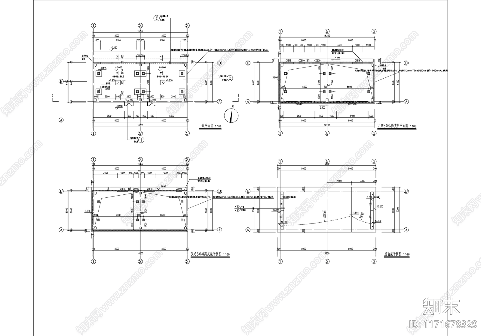 现代其他交通建筑施工图下载【ID:1171678329】