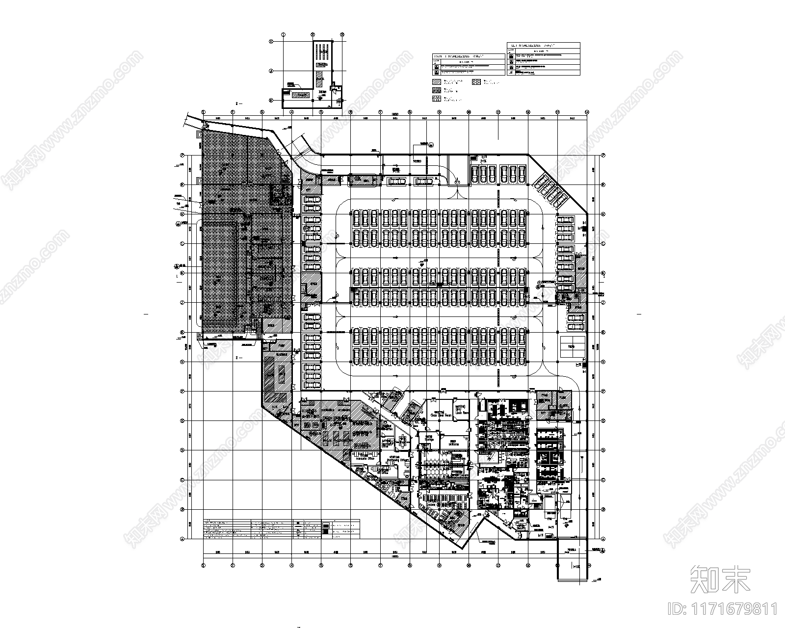 现代停车楼施工图下载【ID:1171679811】