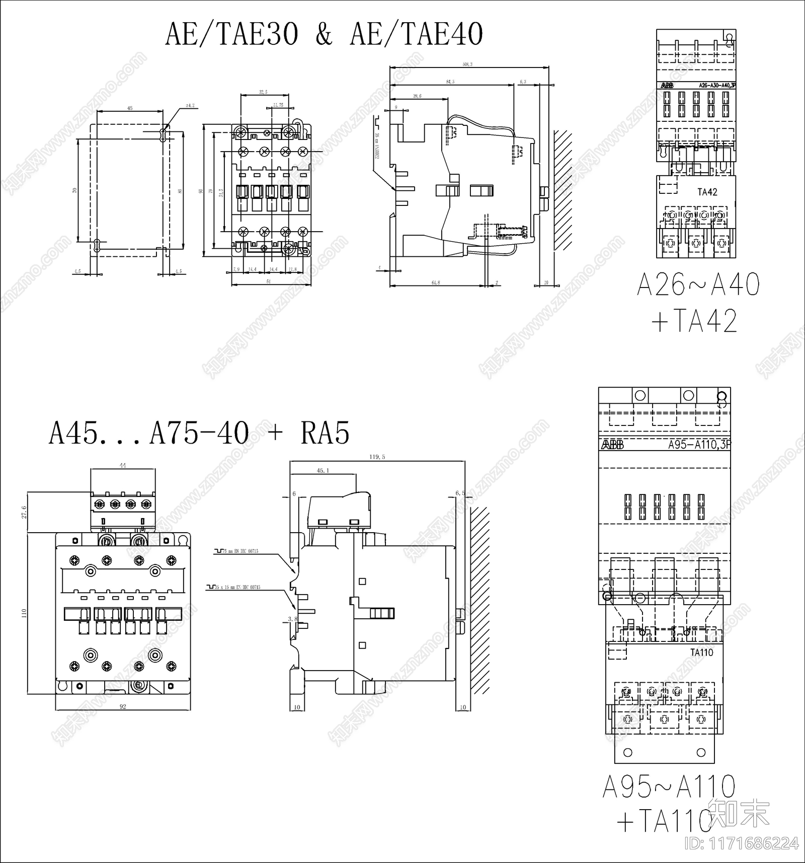 电气图cad施工图下载【ID:1171686224】