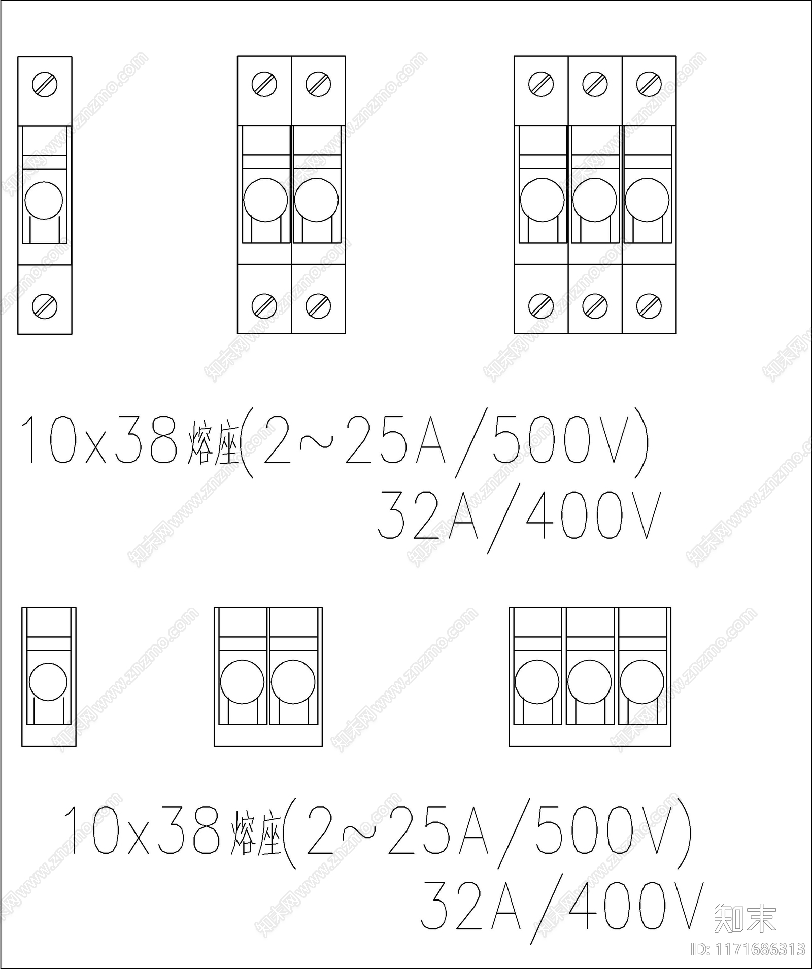 电气图cad施工图下载【ID:1171686313】