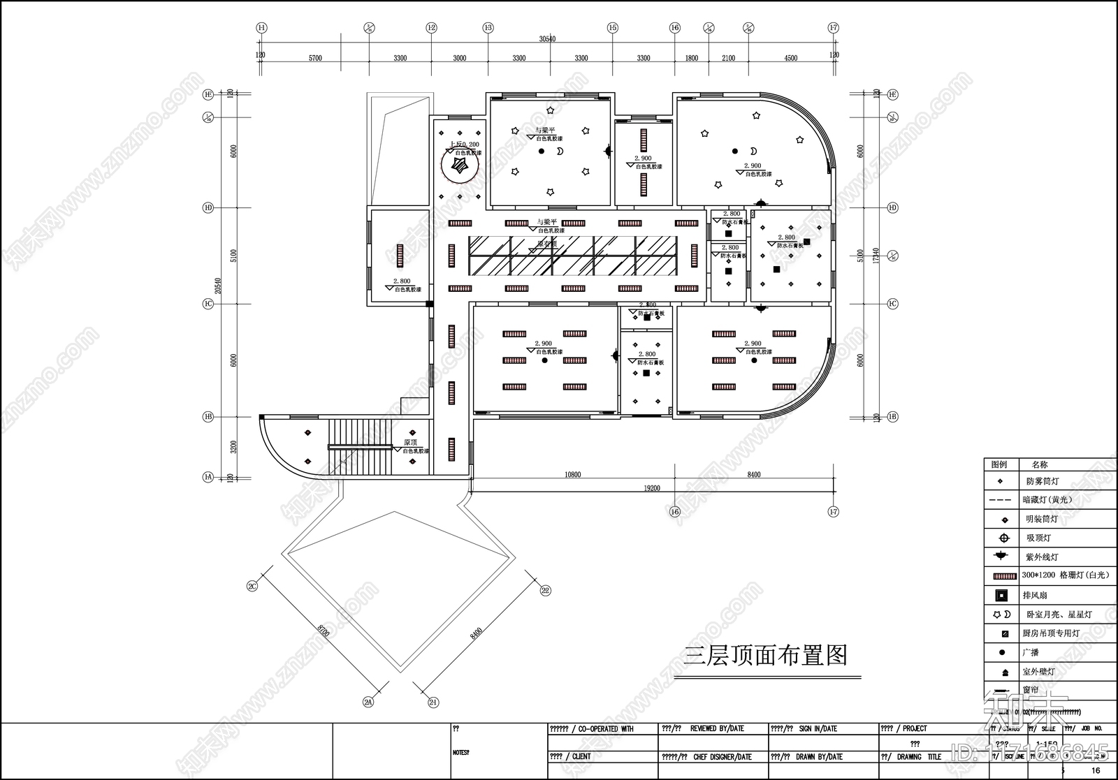 现代幼儿园施工图下载【ID:1171686845】