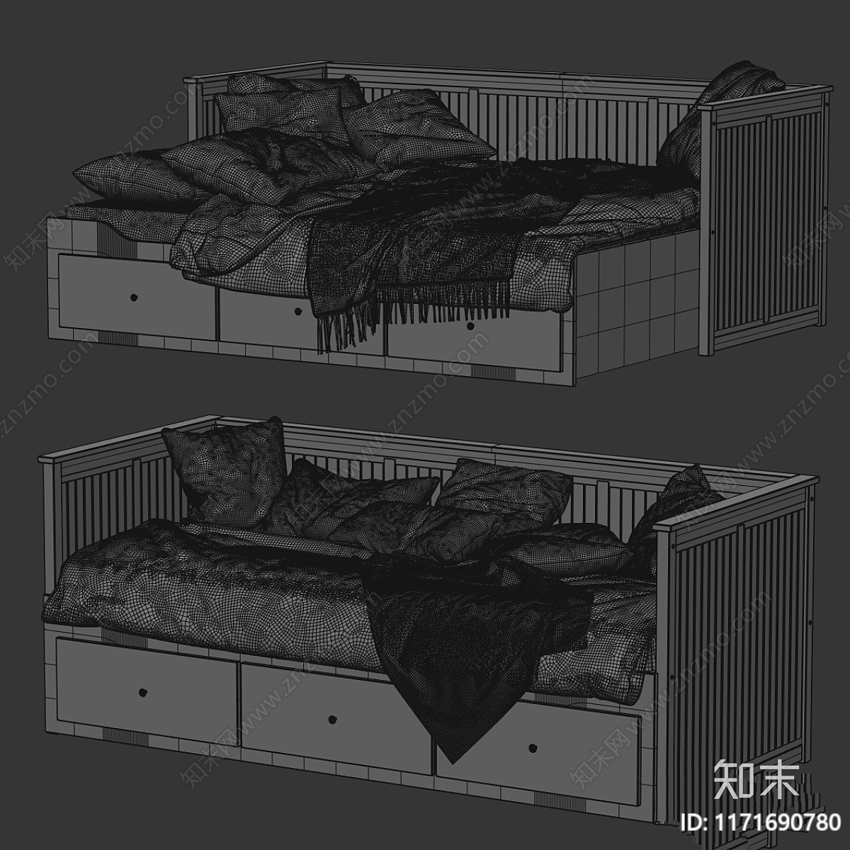 其他床3D模型下载【ID:1171690780】