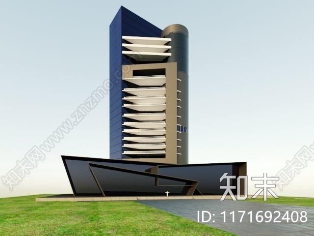 酒店外观3D模型下载【ID:1171692408】