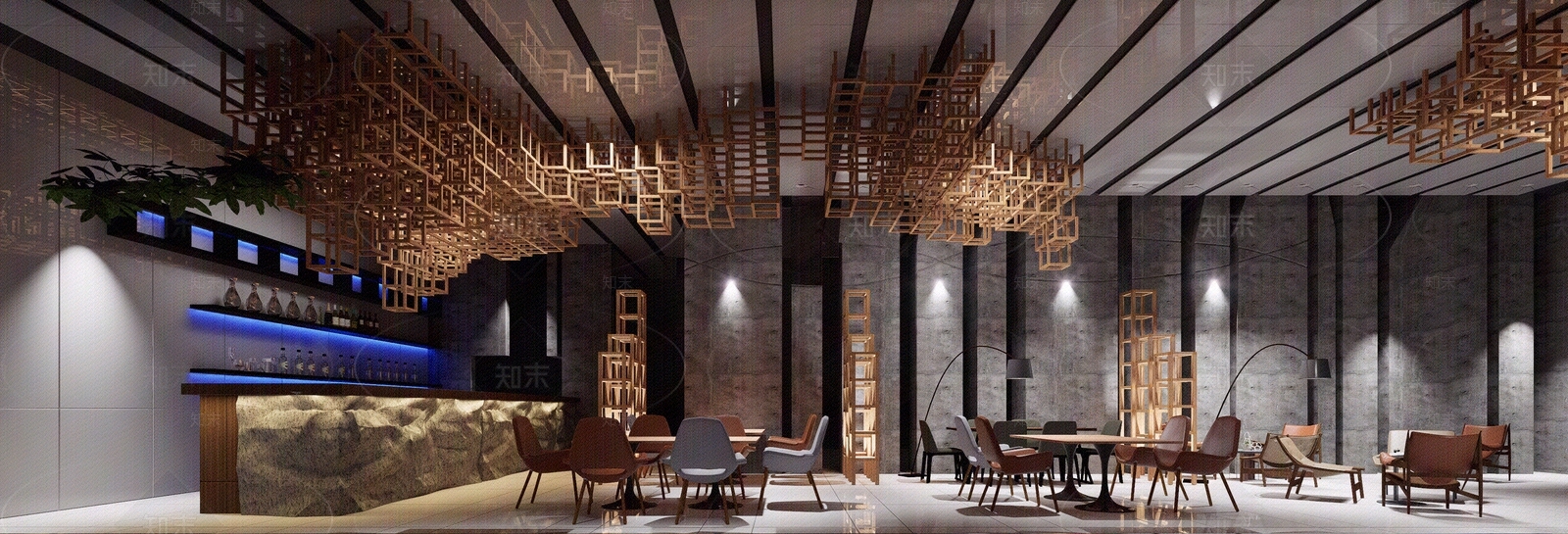 现代北欧餐厅贴图下载【ID:1171698132】