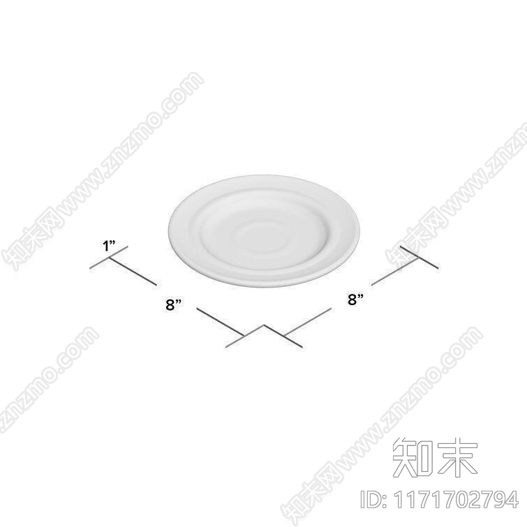 餐具3D模型下载【ID:1171702794】