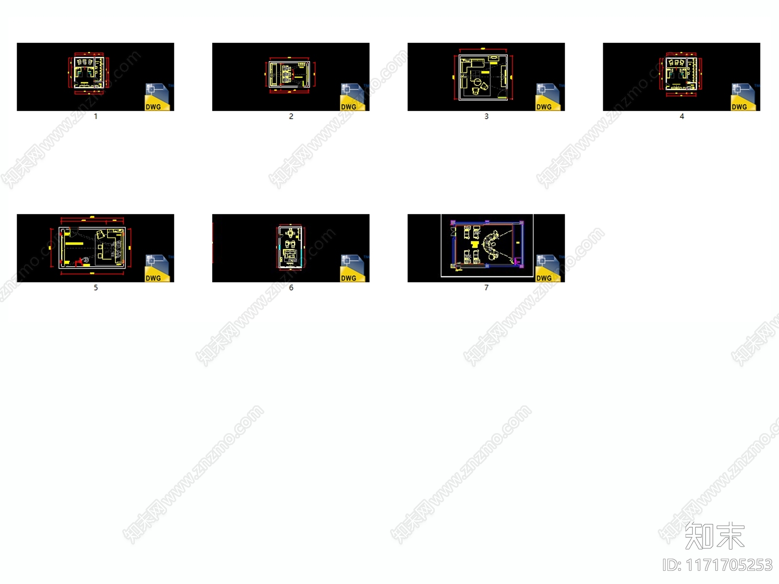 现代影音室施工图下载【ID:1171705253】