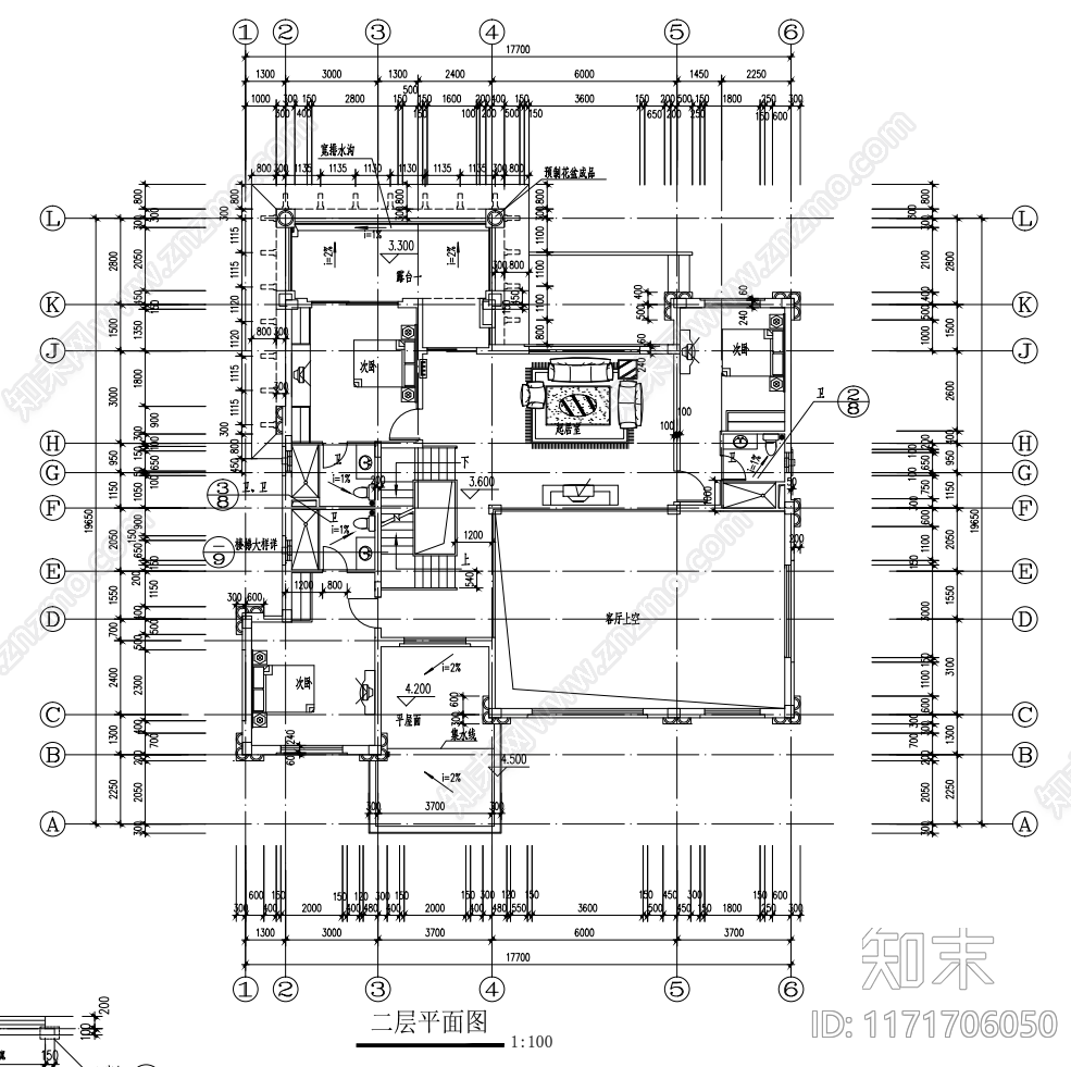 现代别墅建筑cad施工图下载【ID:1171706050】