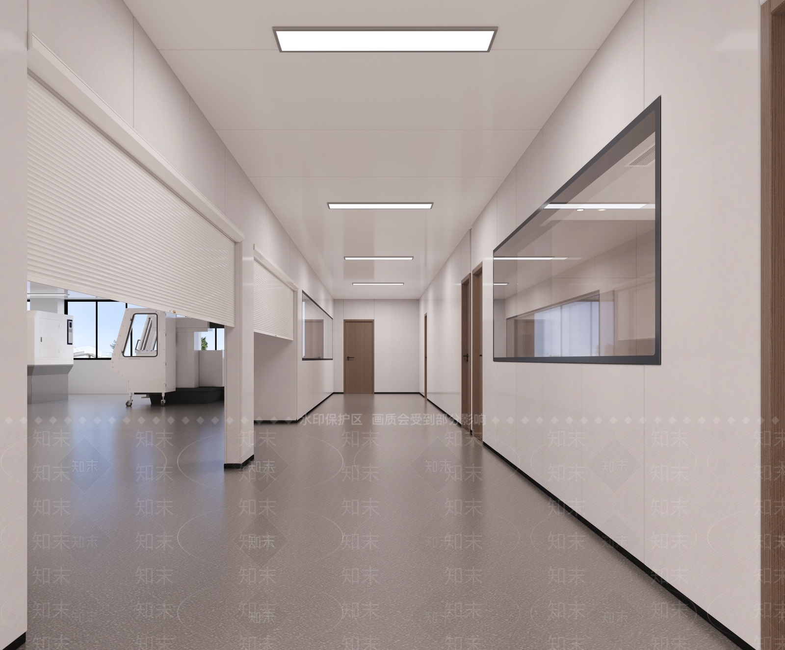 现代走廊3D模型下载【ID:1171711636】