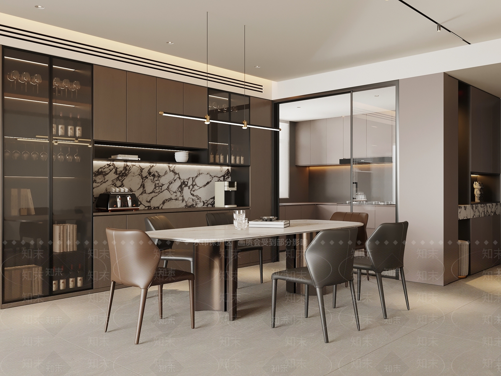 现代酒柜3D模型下载【ID:1171717759】