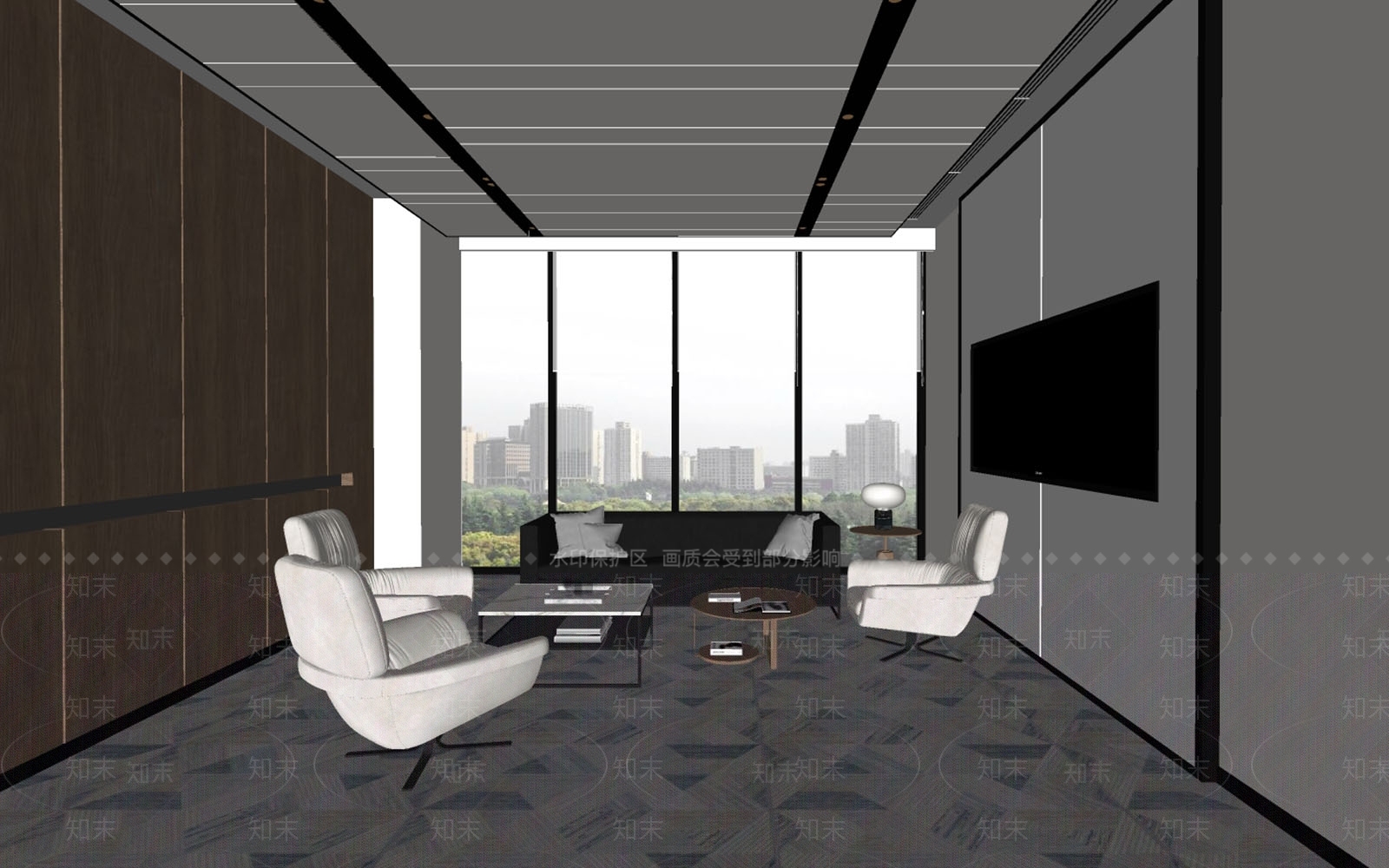 现代其他办公区域SU模型下载【ID:1171731876】