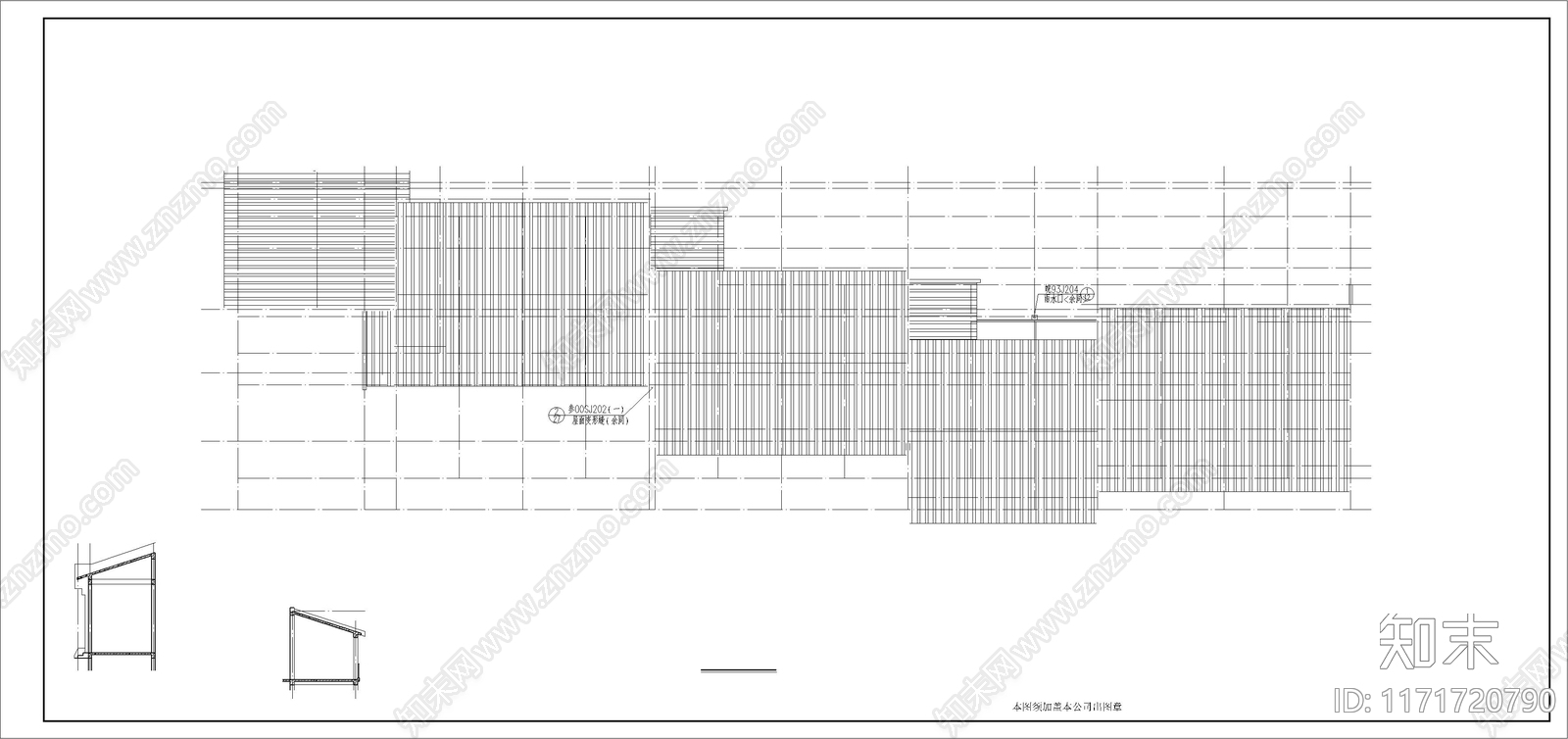 新中式中式古建施工图下载【ID:1171720790】