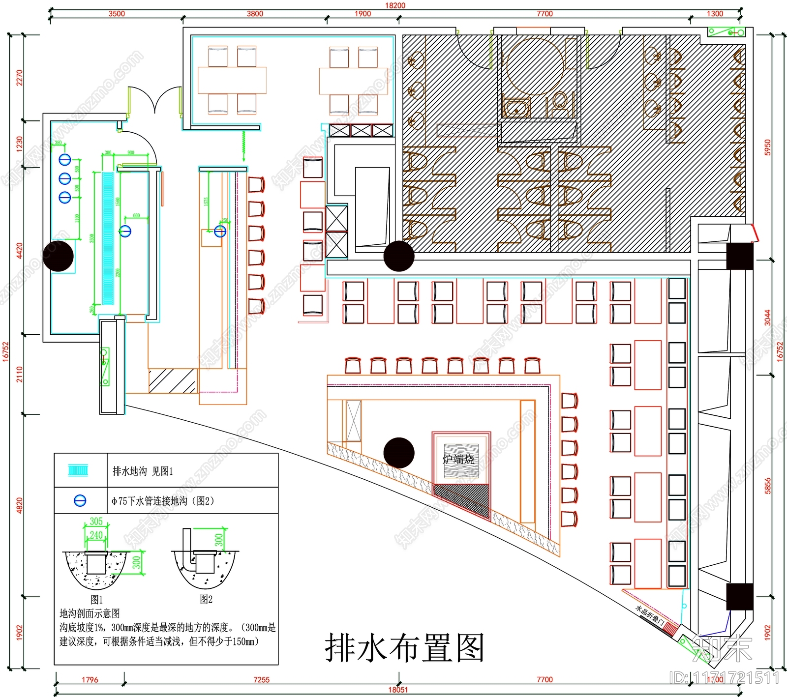 现代工装图库cad施工图下载【ID:1171721511】
