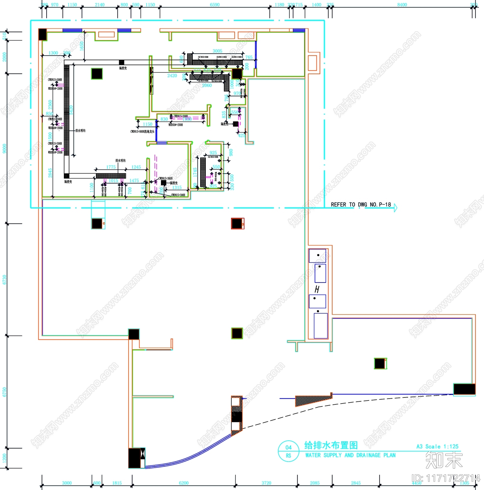 现代工装图库cad施工图下载【ID:1171722714】
