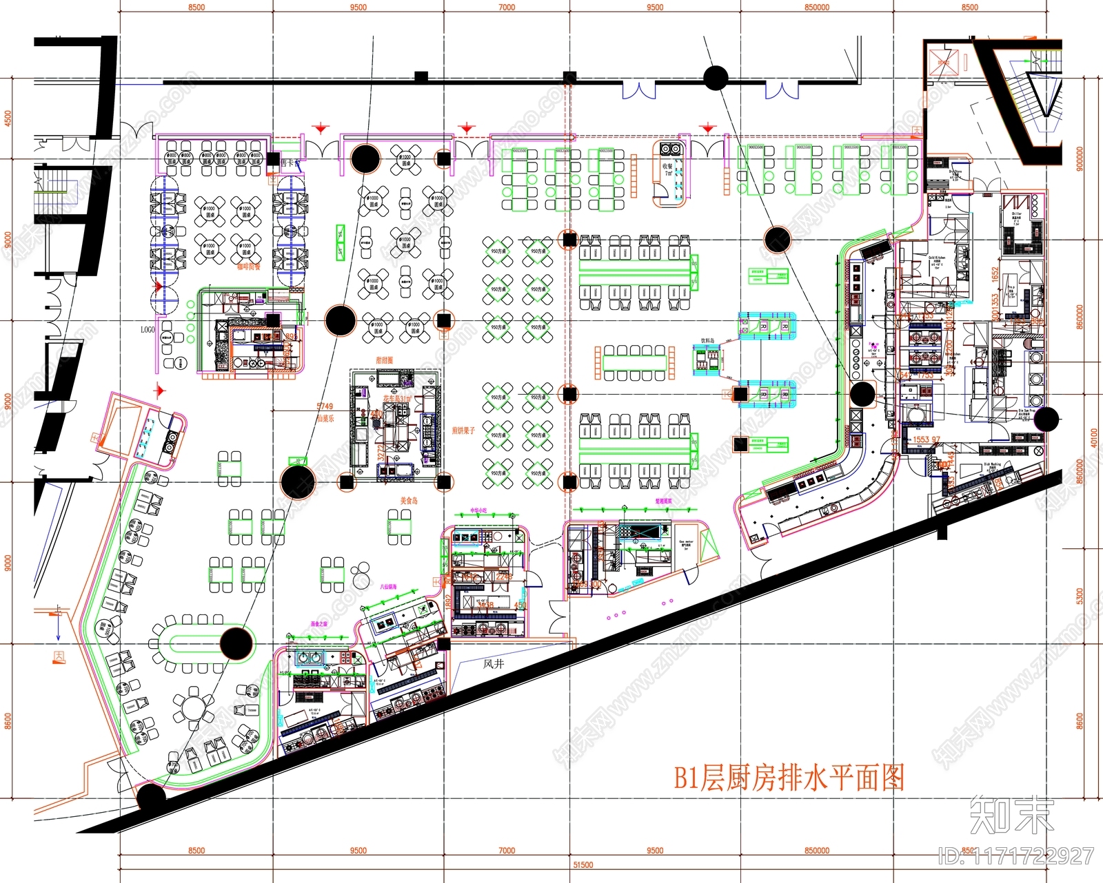 现代工装图库cad施工图下载【ID:1171722927】
