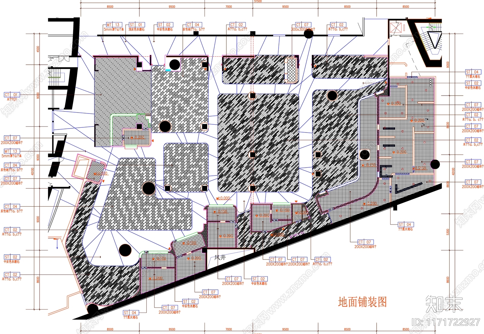 现代工装图库cad施工图下载【ID:1171722927】