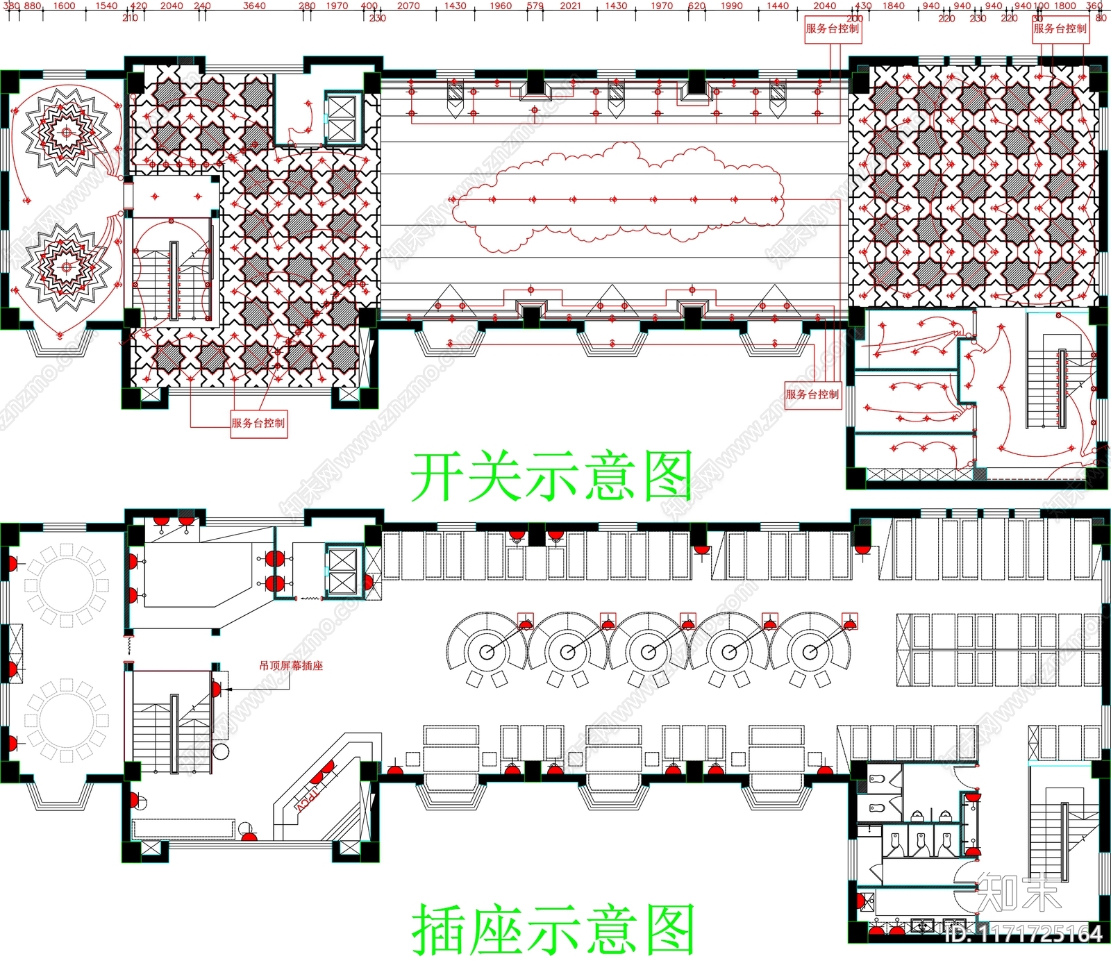 现代工装图库cad施工图下载【ID:1171725164】