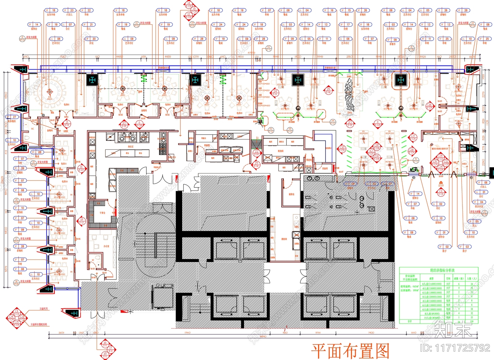 现代工装图库cad施工图下载【ID:1171725792】