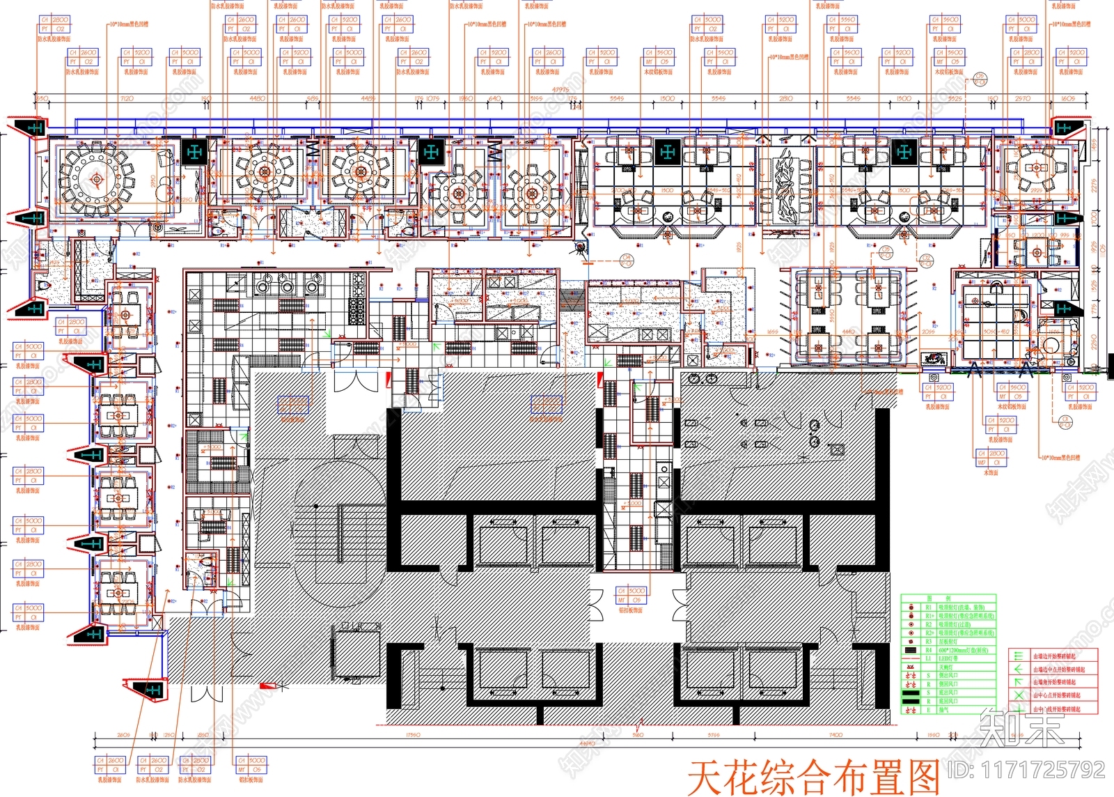 现代工装图库cad施工图下载【ID:1171725792】