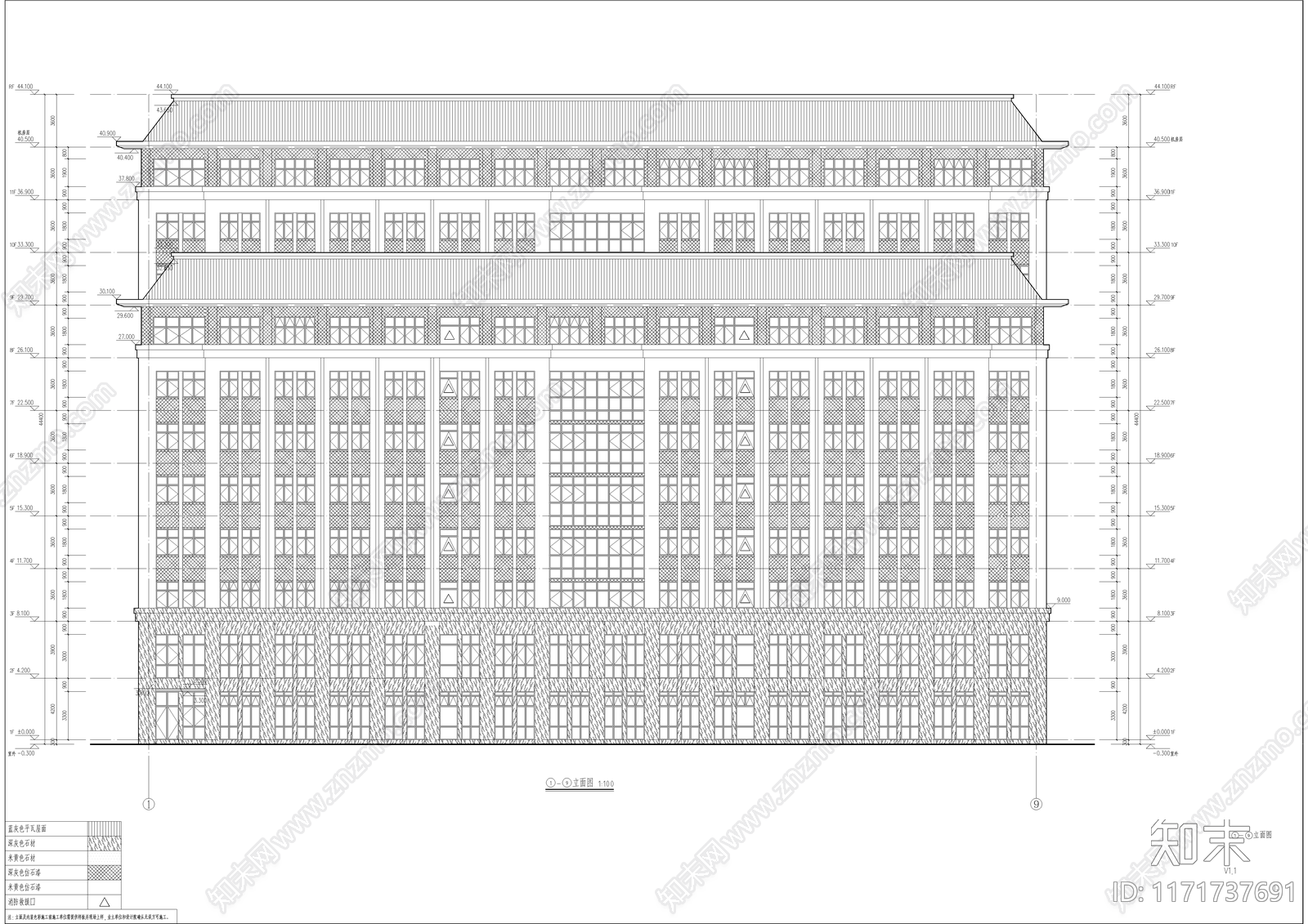 现代其他居住建筑cad施工图下载【ID:1171737691】