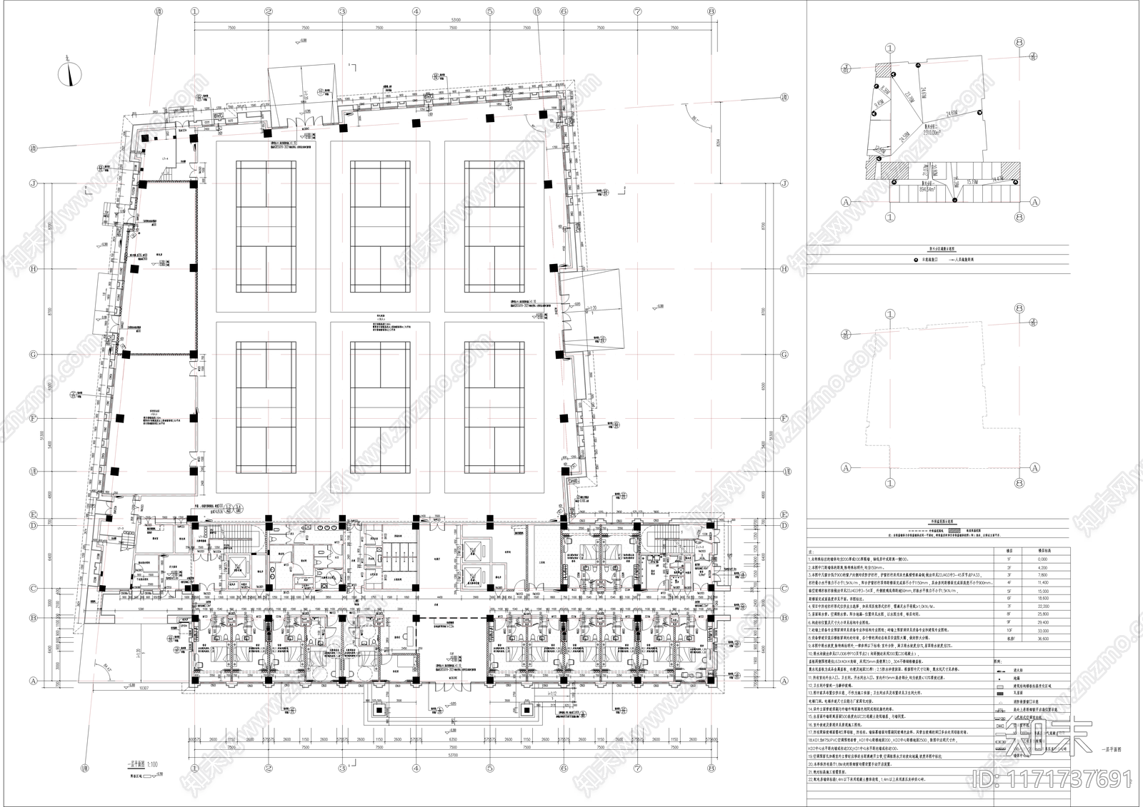 现代其他居住建筑cad施工图下载【ID:1171737691】