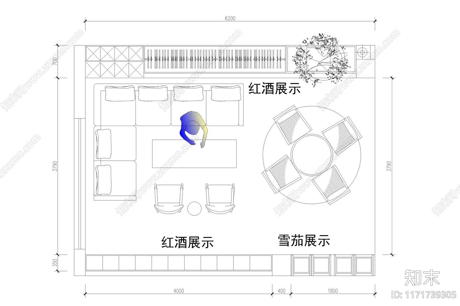 现代酒窖施工图下载【ID:1171739305】