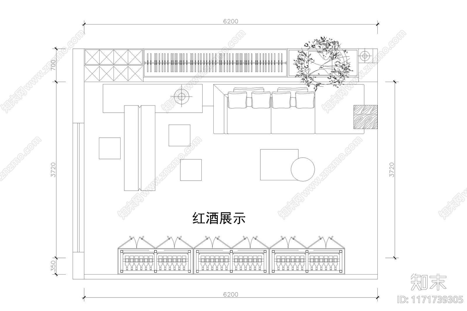 现代酒窖施工图下载【ID:1171739305】